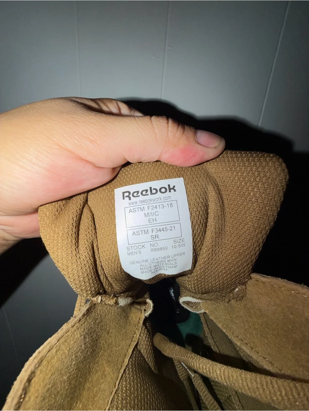 Men Reebok Rapid Response Stealth Tactical Boots Size 10.5W (NO BOX)